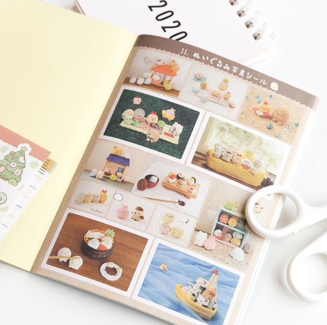 Sổ Tay Sticker Nhãn Dán Trang Trí Nhật Ký Kế Hoạch Kawaii Nhật Bản