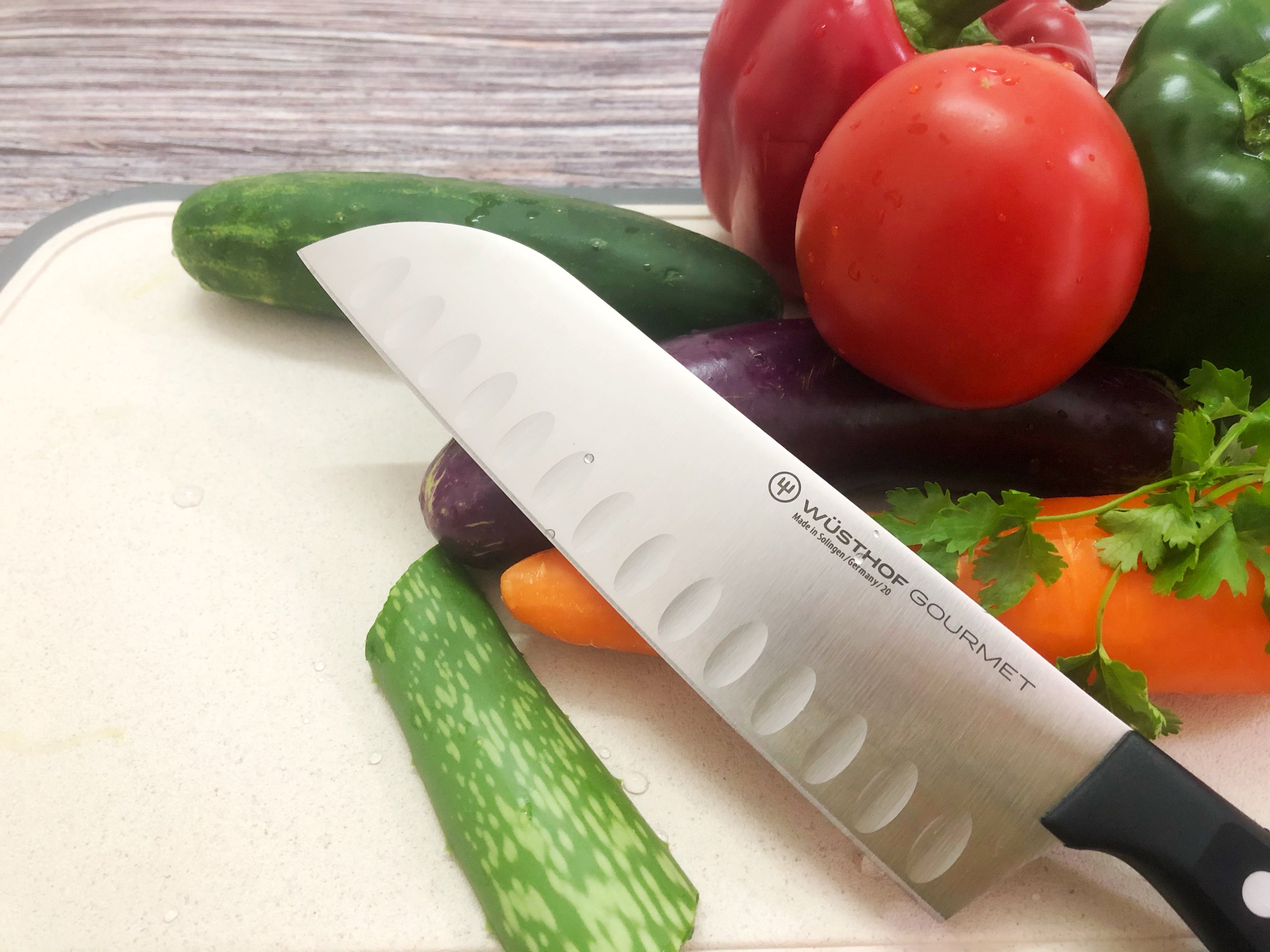 Bộ Dao Bếp Bản Rộng và Dao Santoku Kiểu Á Cao Cấp Wusthof Gourmet 9261 - Bộ dao | VatDungNhaBep.com