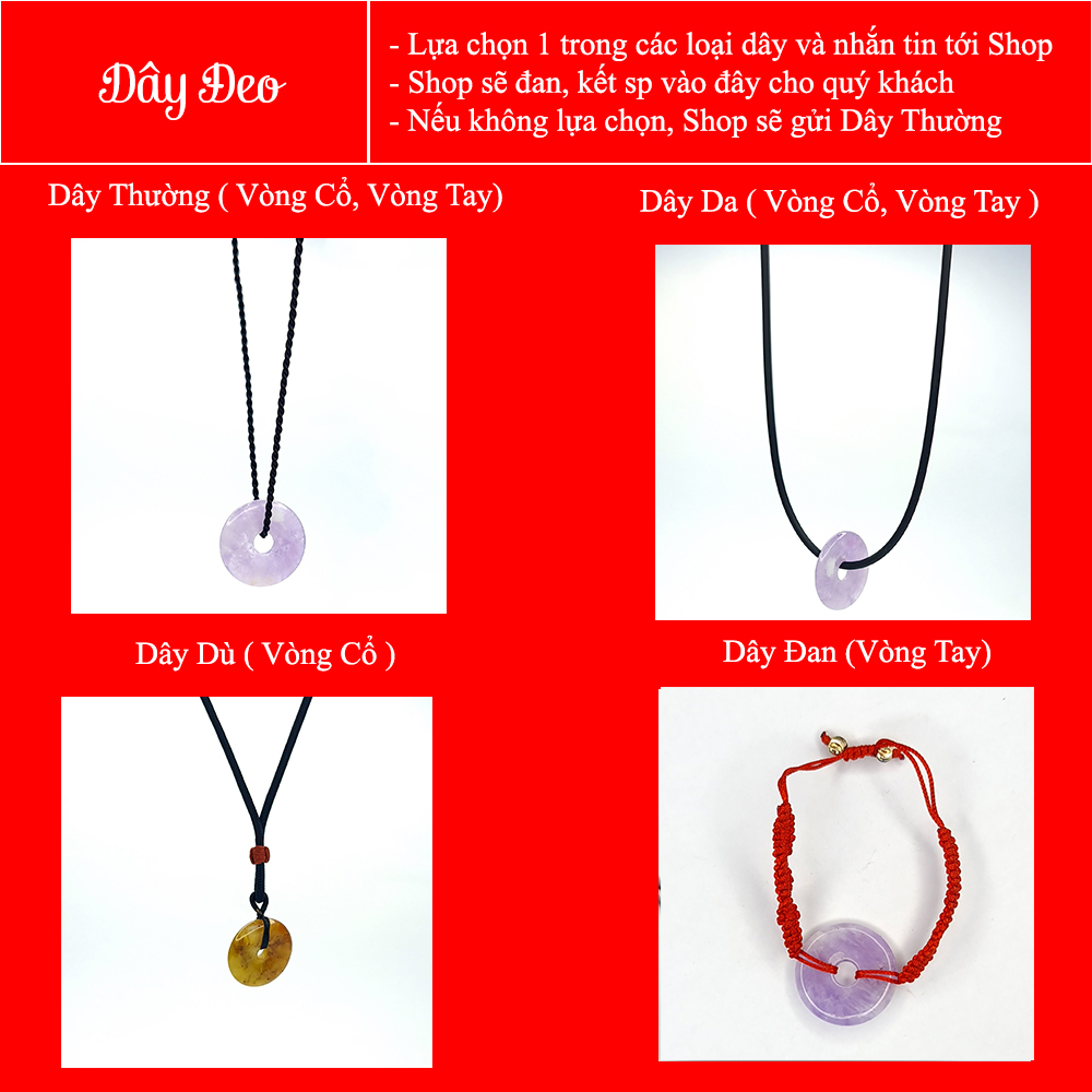 Mặt Dây Chuyền, Vòng Cỏ, Vòng Tay Hình Đồng Điếu Đá Ngọc Bích Xanh - Mx - Hợp Mệnh Hoả, Mộc