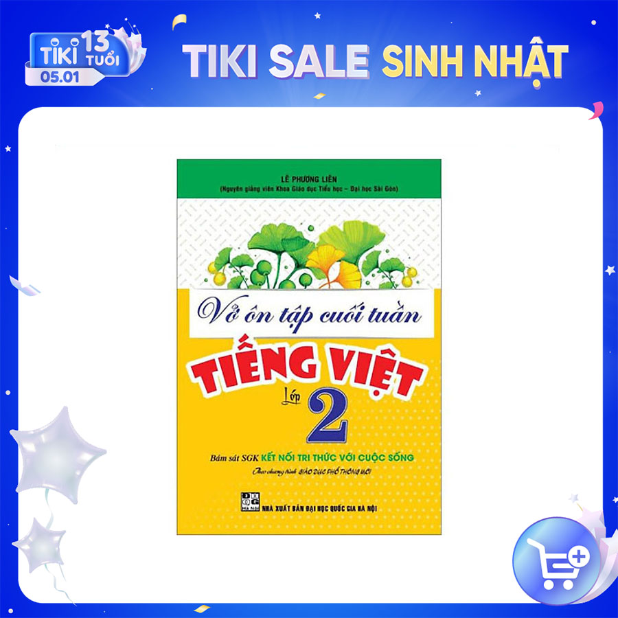 Vở Ôn Tập Cuối Tuần Tiếng Việt Lớp 2