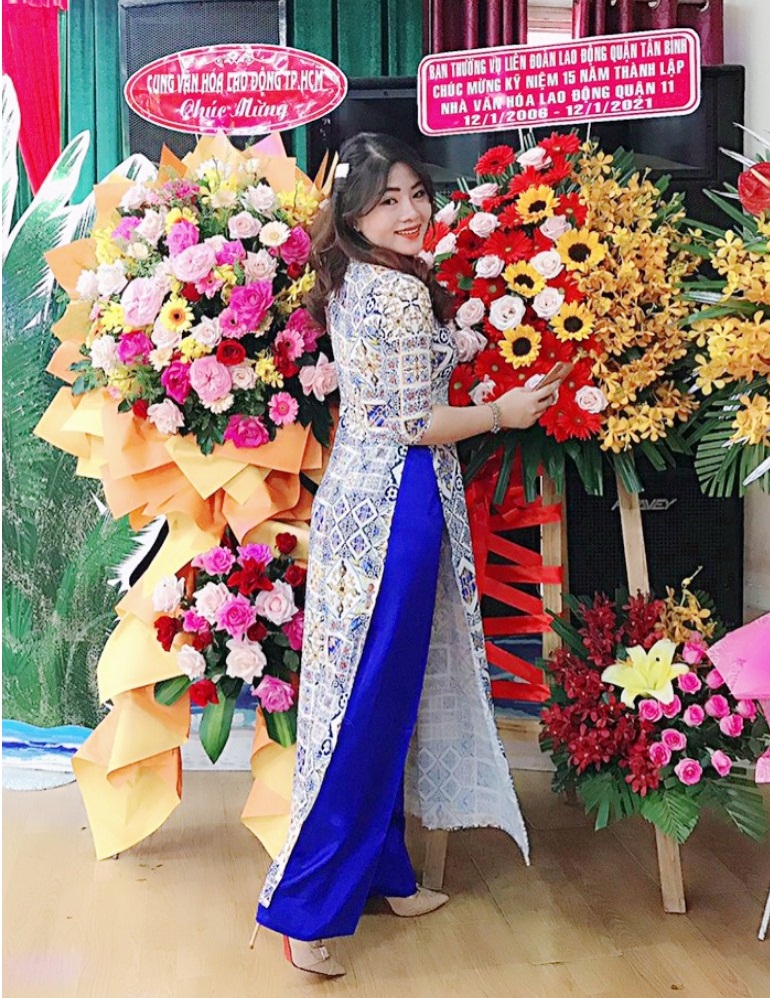 BỘ ÁO DÀI CÔ BA SÀI GÒN HÀNG THIẾT KẾ KÈM QUẦN- NT2057