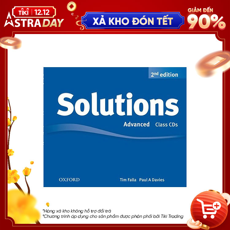 [Hàng thanh lý miễn đổi trả] Solutions (2E) Advanced Class Audio CDs (3 Discs)