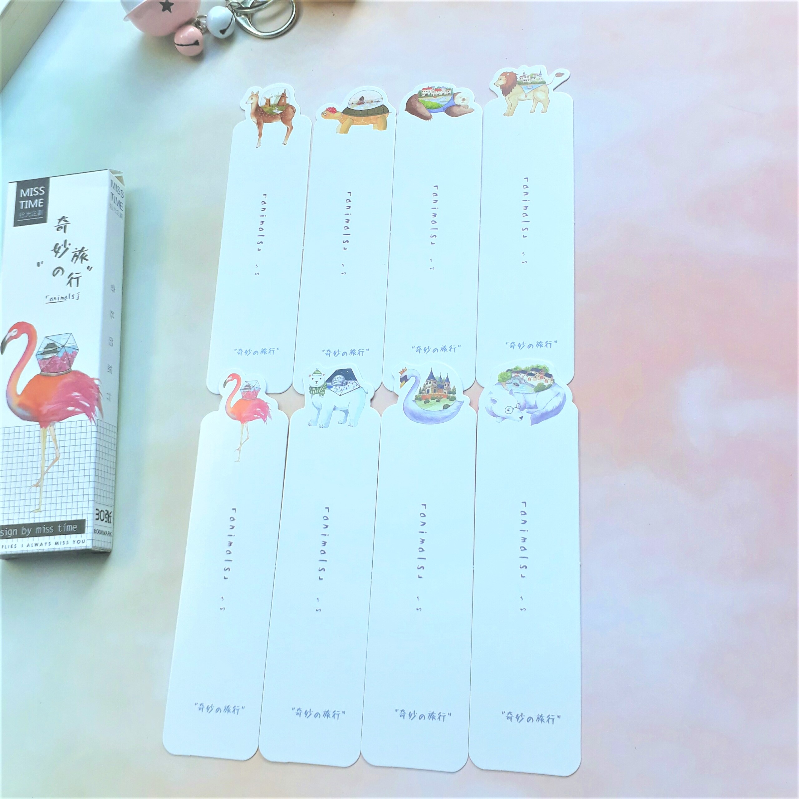 Bộ 30 Bookmark Đánh Dấu Sách Animals