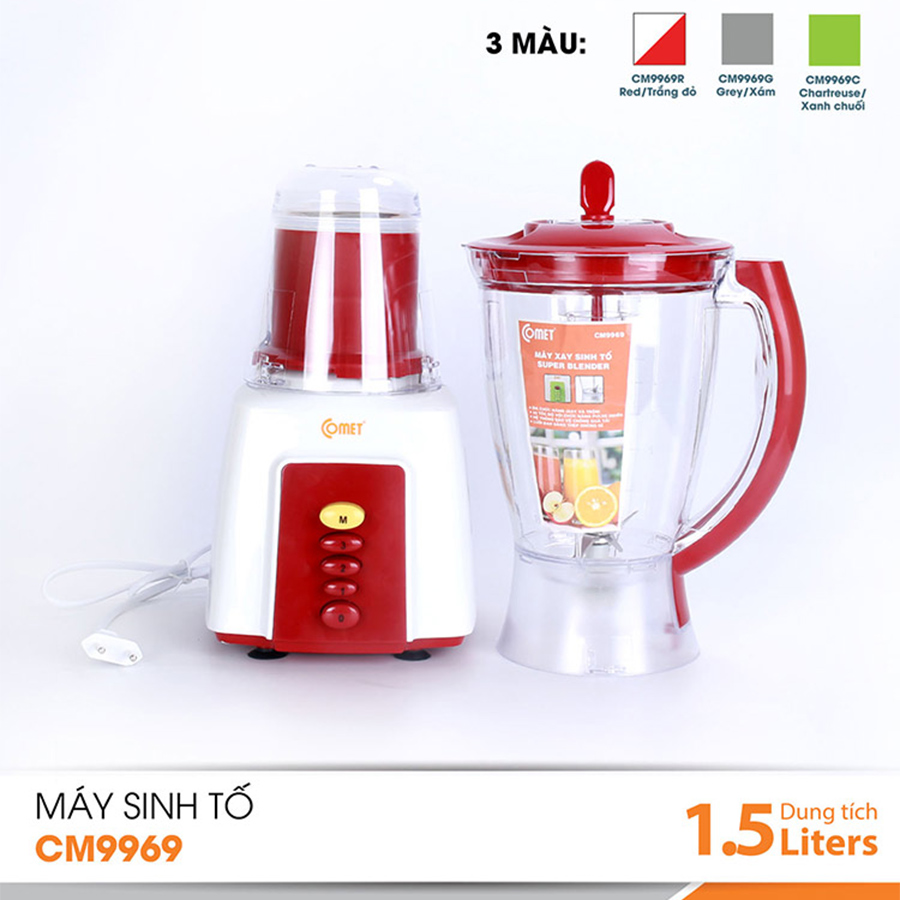 Máy Xay Sinh Tố Comet CM9969 - - Hàng Chính Hãng