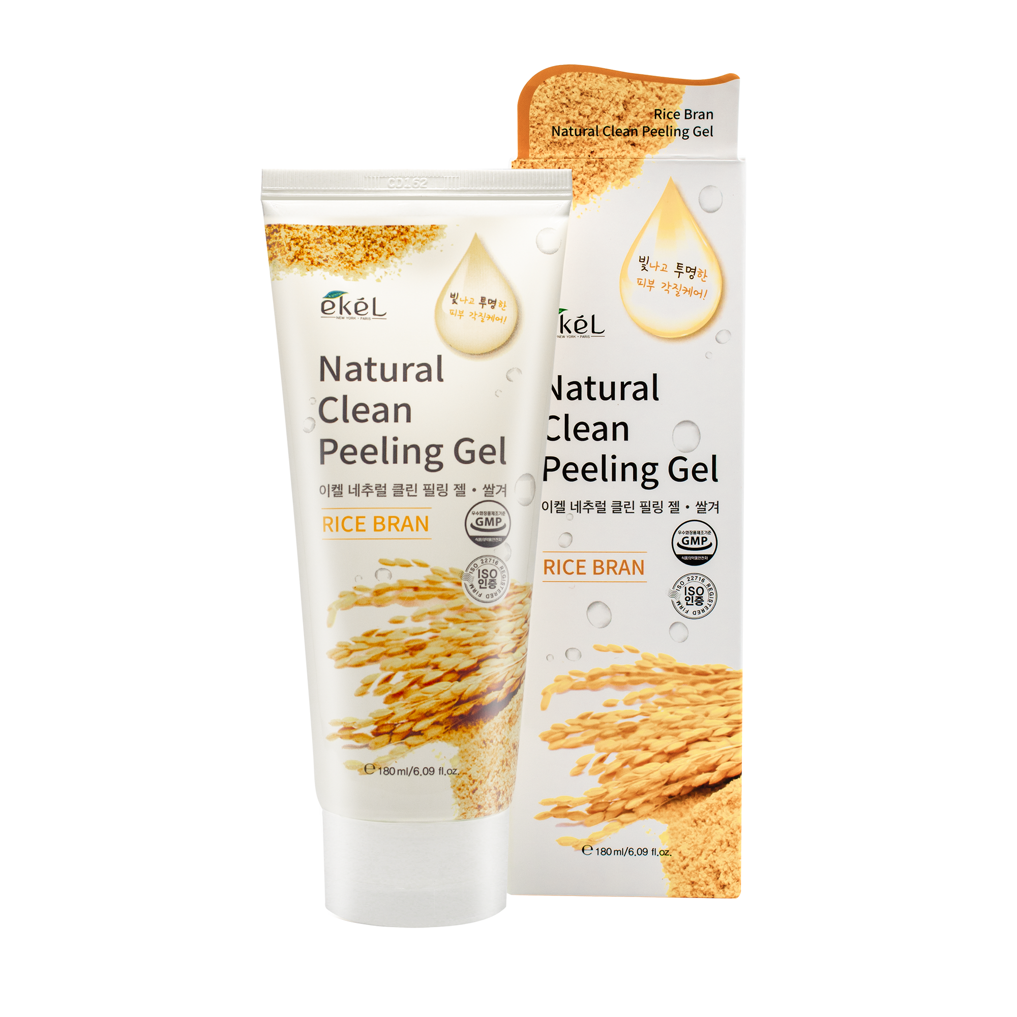 Tẩy tế bào chết Ekel Natural Clean Peeling Gel Rice Bran 180ml