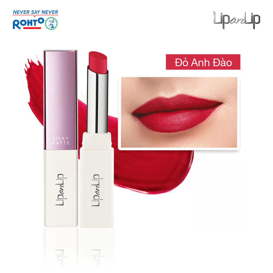 Son lì dưỡng môi siêu mịn Lip On Lip Silky Matte