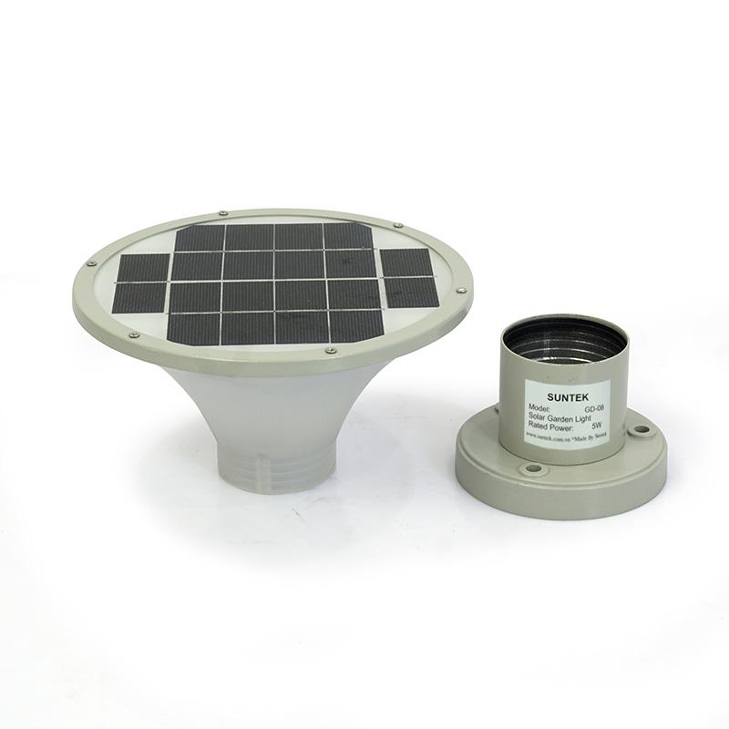 Đèn Trụ Cổng Năng Lượng Mặt Trời SUNTEK GD-08 - Hàng Chính Hãng