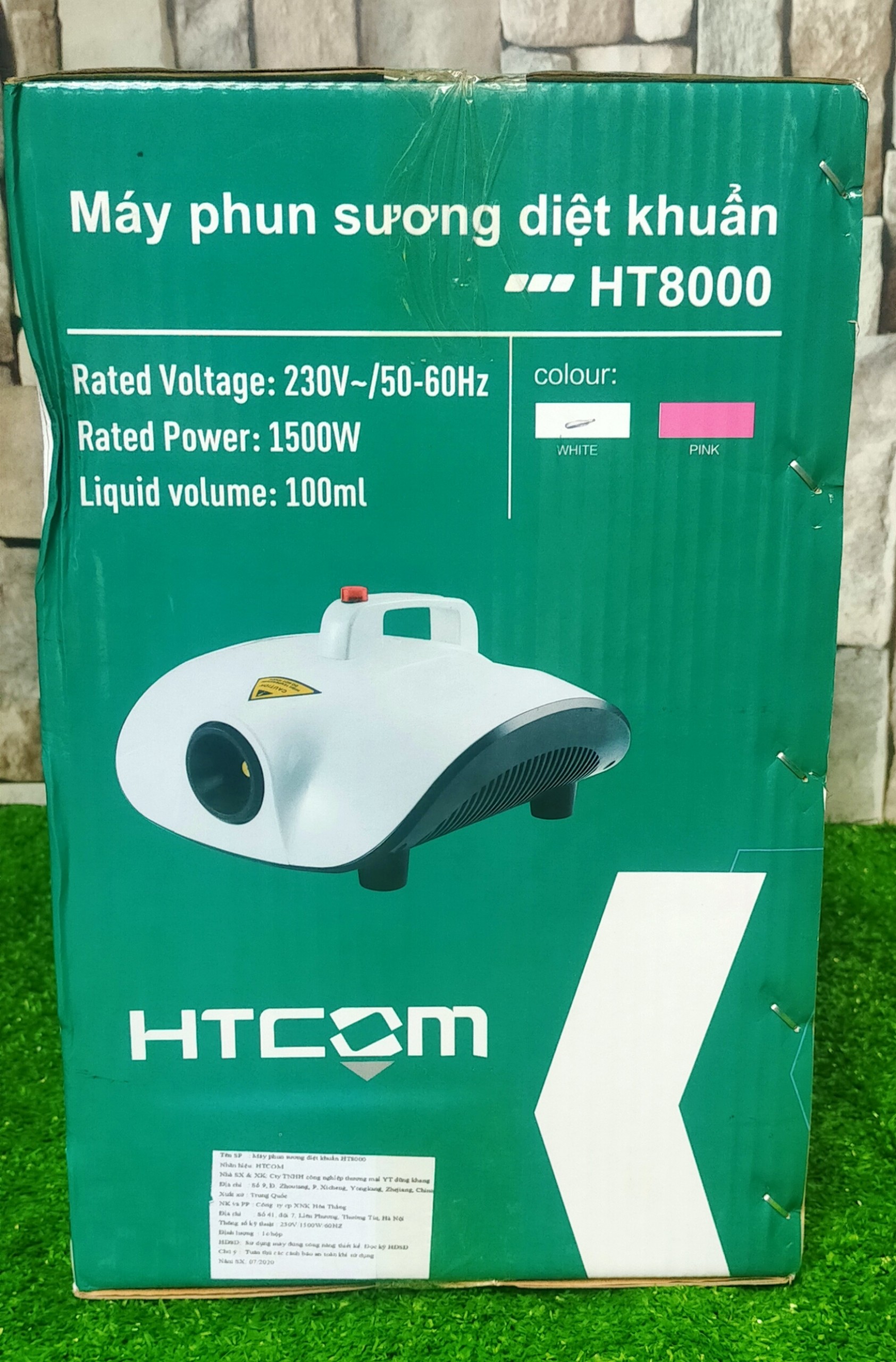 MÁY PHUN SƯƠNG KHỬ MÙI, DIỆT KHUẨN, LỌC KHÔNG KHÍ HTCOM HT8000 (1500W) - HÀNG CHÍNH HÃNG