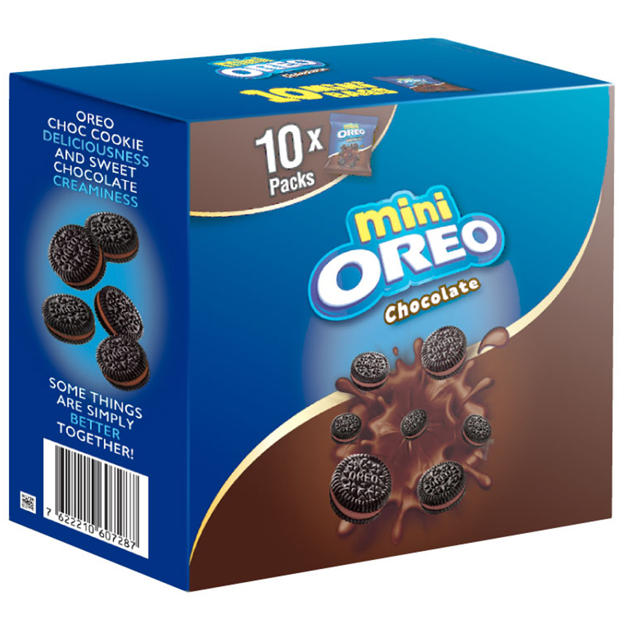 Combo 2 Hộp Bánh Quy OREO Mini Vị Socola Và Vani 2x204g