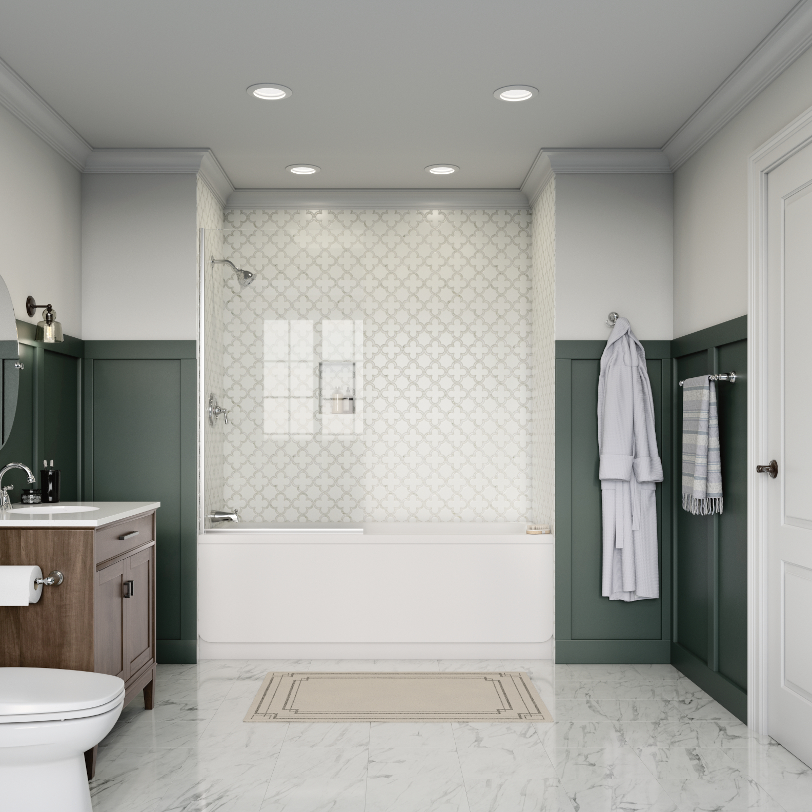 Móc treo quần áo đôi Moen - ACC0608