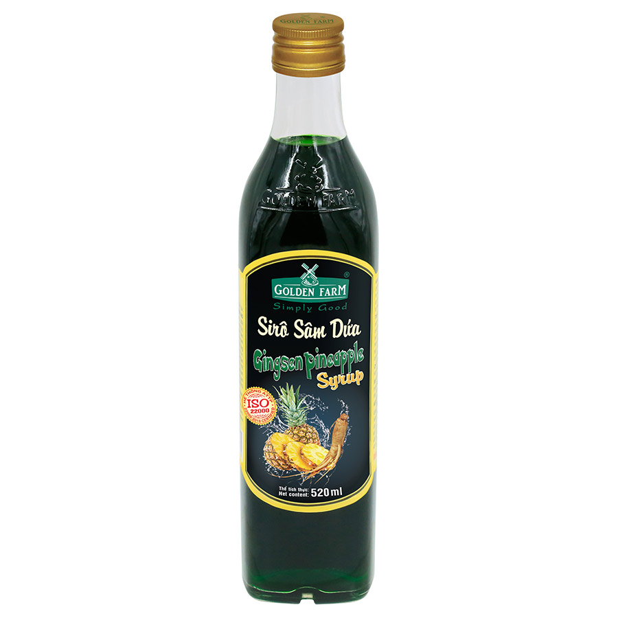 Siro Sâm Dứa Golden Farm 520ml