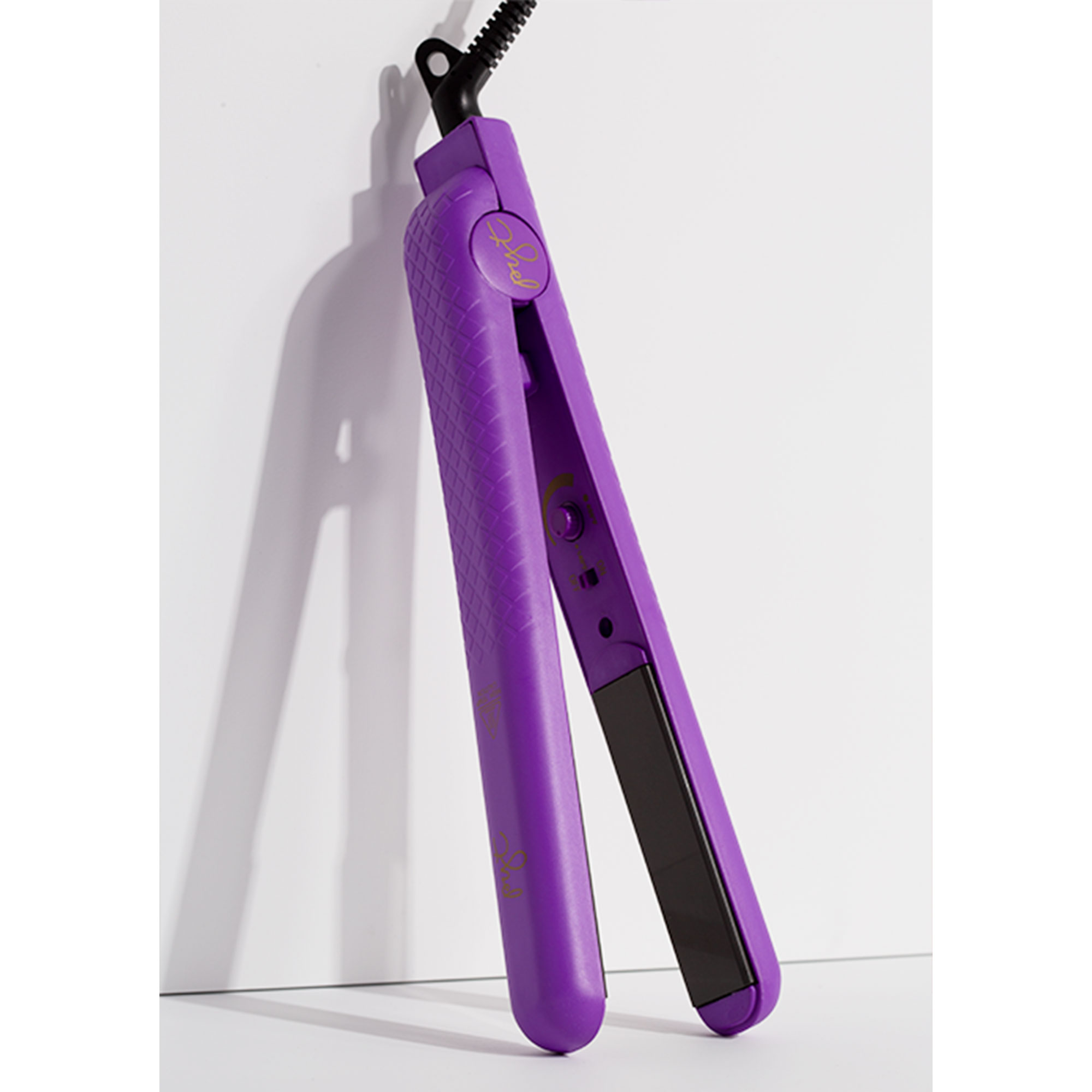 Máy Kẹp Tóc Bằng Sứ PYT Ceramic Styling Tool (2 trong 1) - Màu Tím - Có Thể Duỗi, Uốn Lọn Hoặc Uốn Cúp