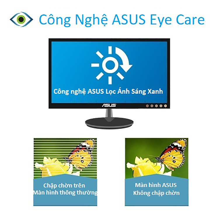 Màn Hình Asus VZ249HE 24inch FullHD 5ms 76Hz IPS - Hàng Chính Hãng