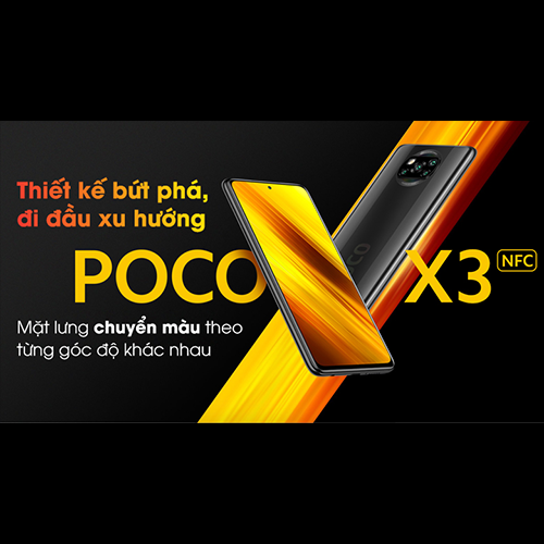 Điện thoại Xiaomi POCO X3 - Hàng Chính Hãng