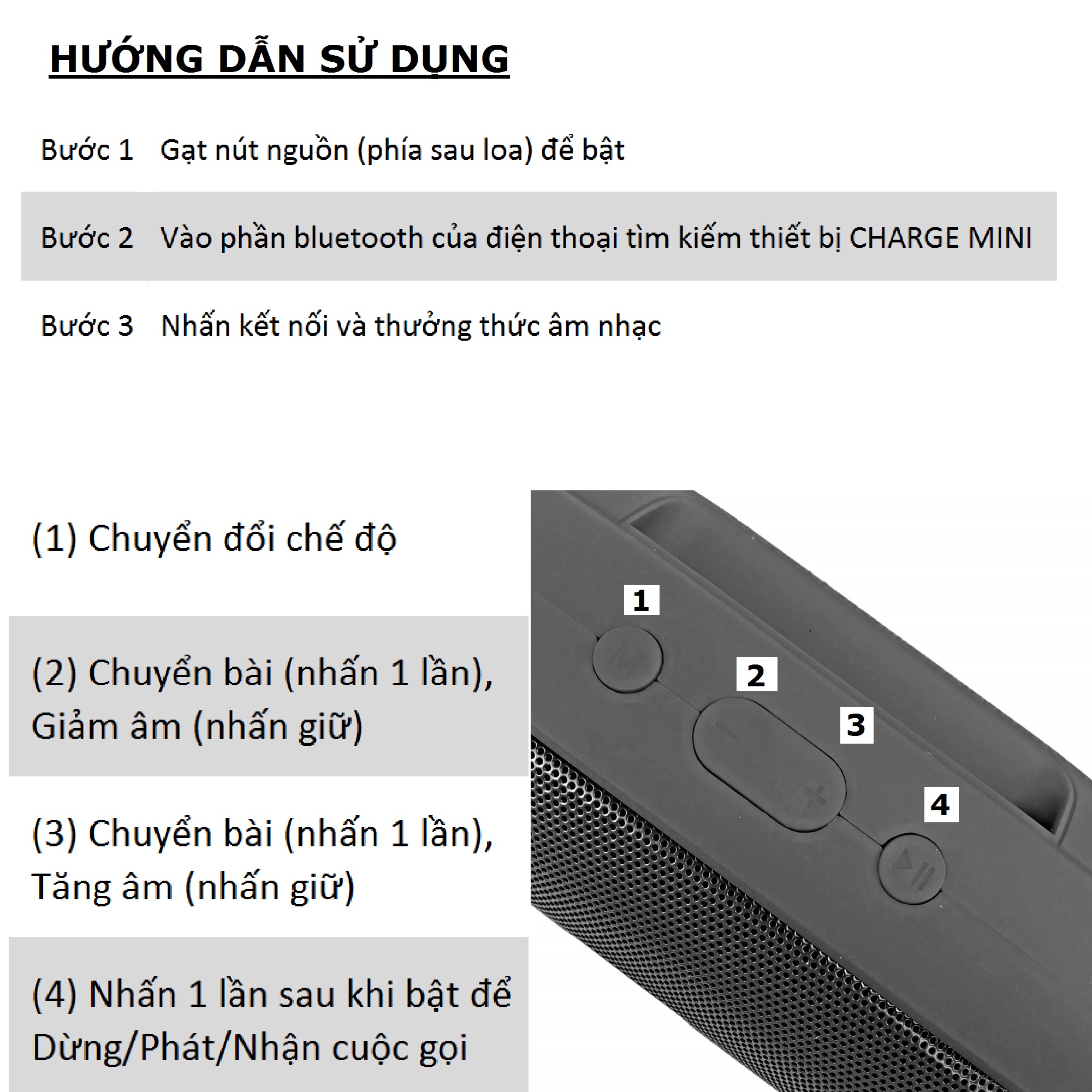 Loa Bluetooth GUTEK C4 Mini Nghe Nhạc Cầm Tay Không Dây , Âm Thanh Trong Nghe Nhạc Hay, Vỏ Nhôm Nhiều Màu Sắc, Hỗ Trợ Kết Nối Bluetooth 4.0, Cổng 3.5, USB Và Thẻ Nhớ - Hàng chính hãng