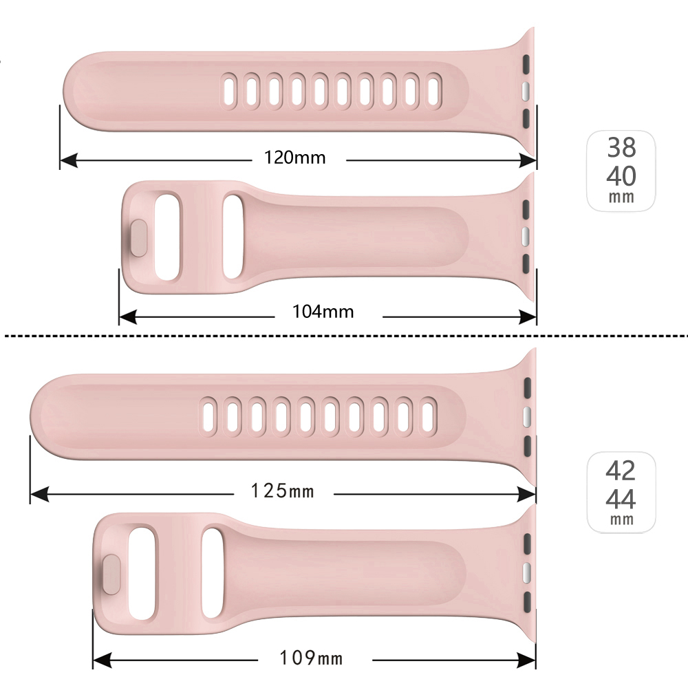 Dây Silicone Khóa Active Sport cho Apple Watch Size 38mm / 40mm / 42mm / 44mm