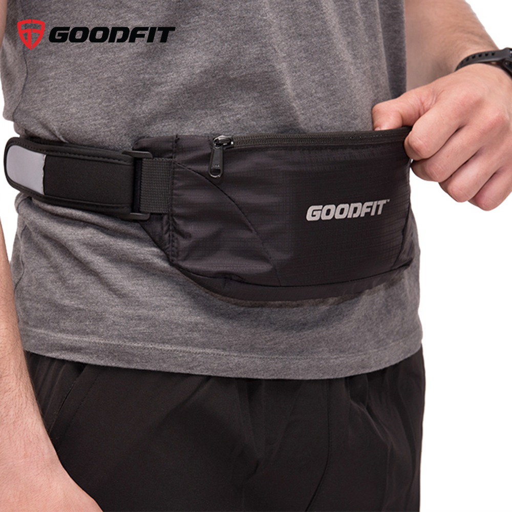 Túi đeo bụng chạy bộ chống nước, đai đeo điện thoại chạy bộ GoodFit nhiều ngăn, thoáng khí Goodfit GF103RB