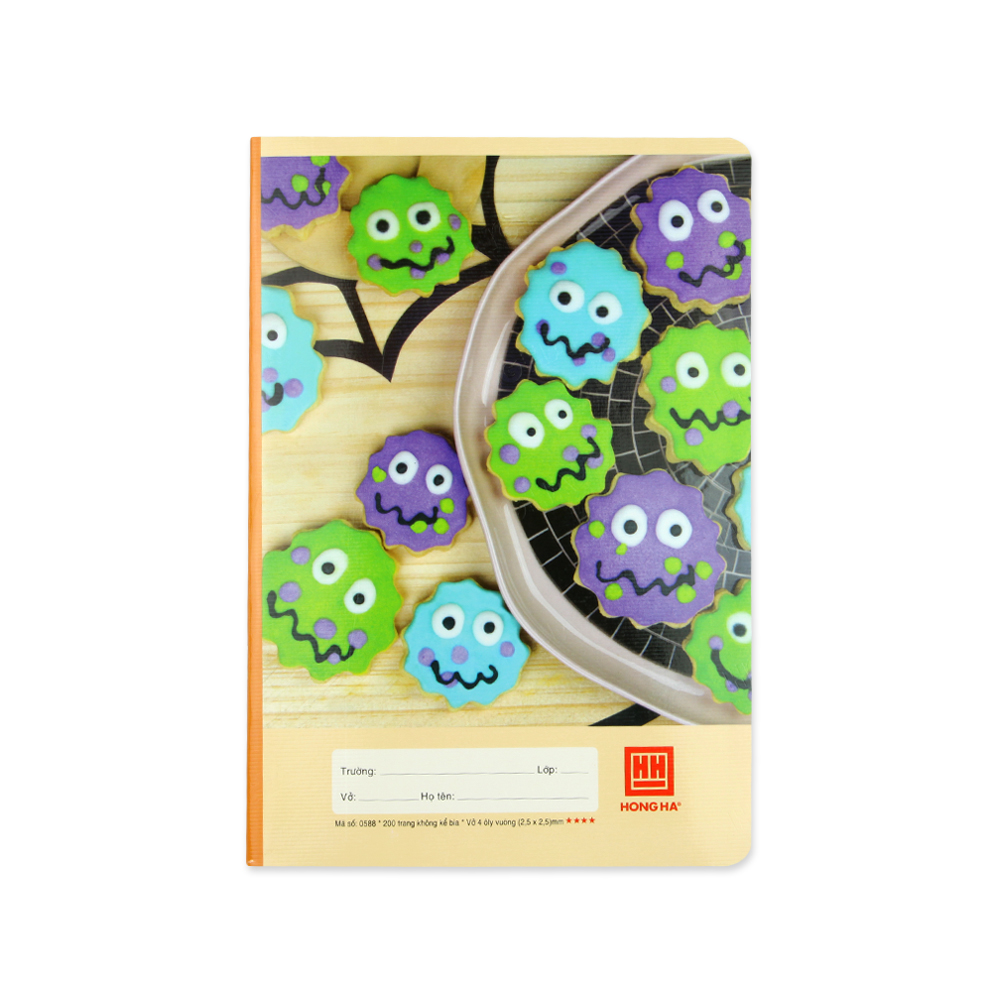 Vở 4 Ô ly 200 trang Hồng Hà School Good Time - 0588