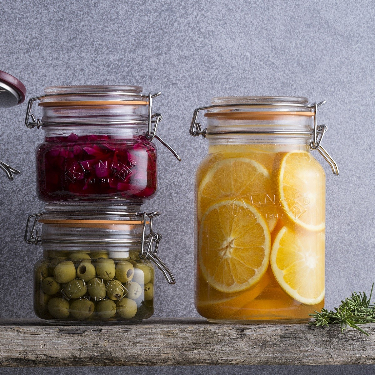 Hũ thủy tinh vuông Kilner 2L