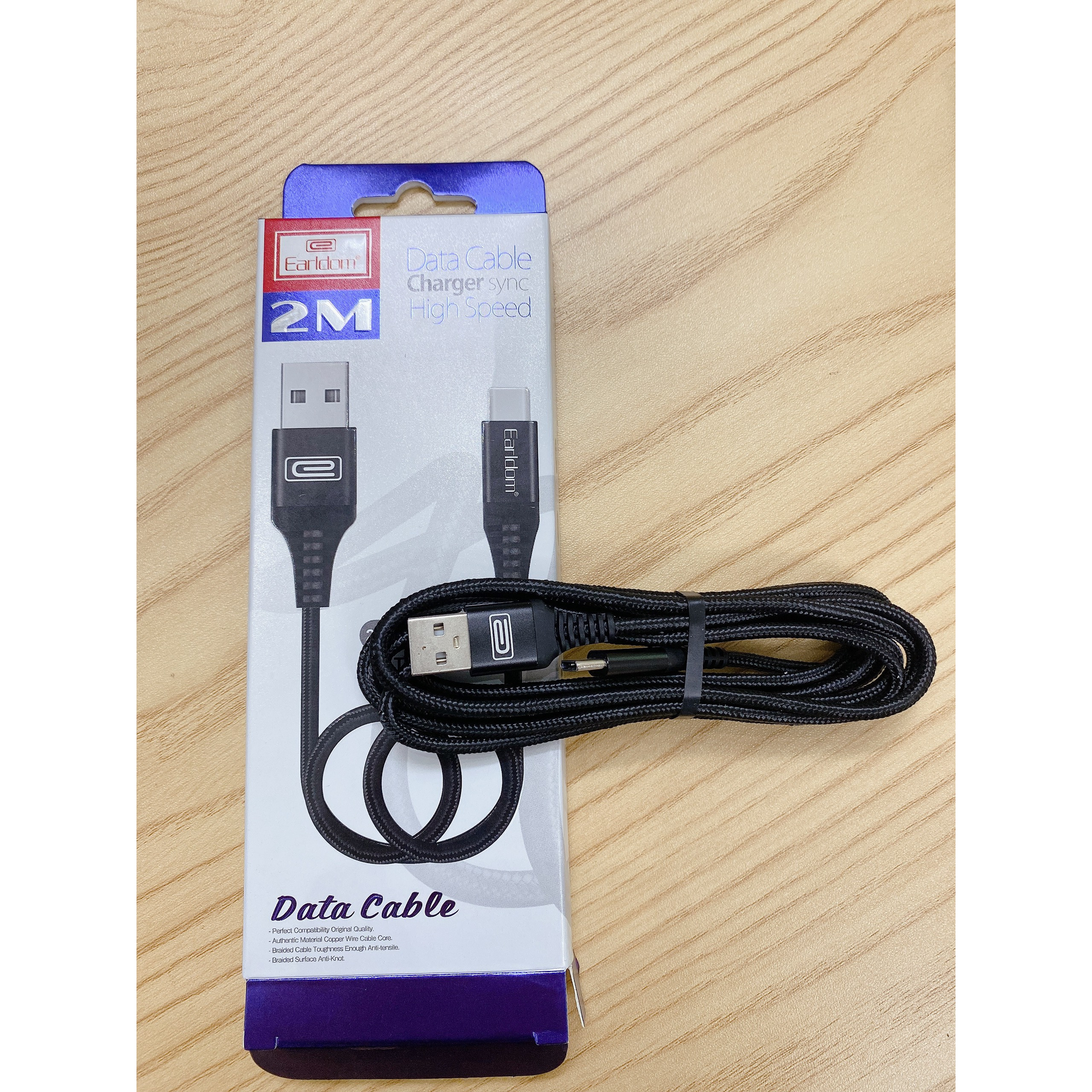 Cáp Sạc MicroUSB Earldom EC - 038M hàng chính hãng