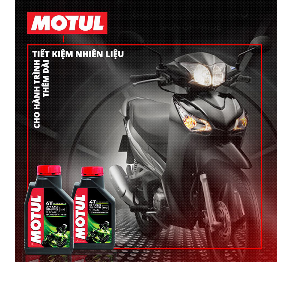 Nhớt Xe Số Motul 3100 Silver 4t 10w40 20x1l Vn (1L)