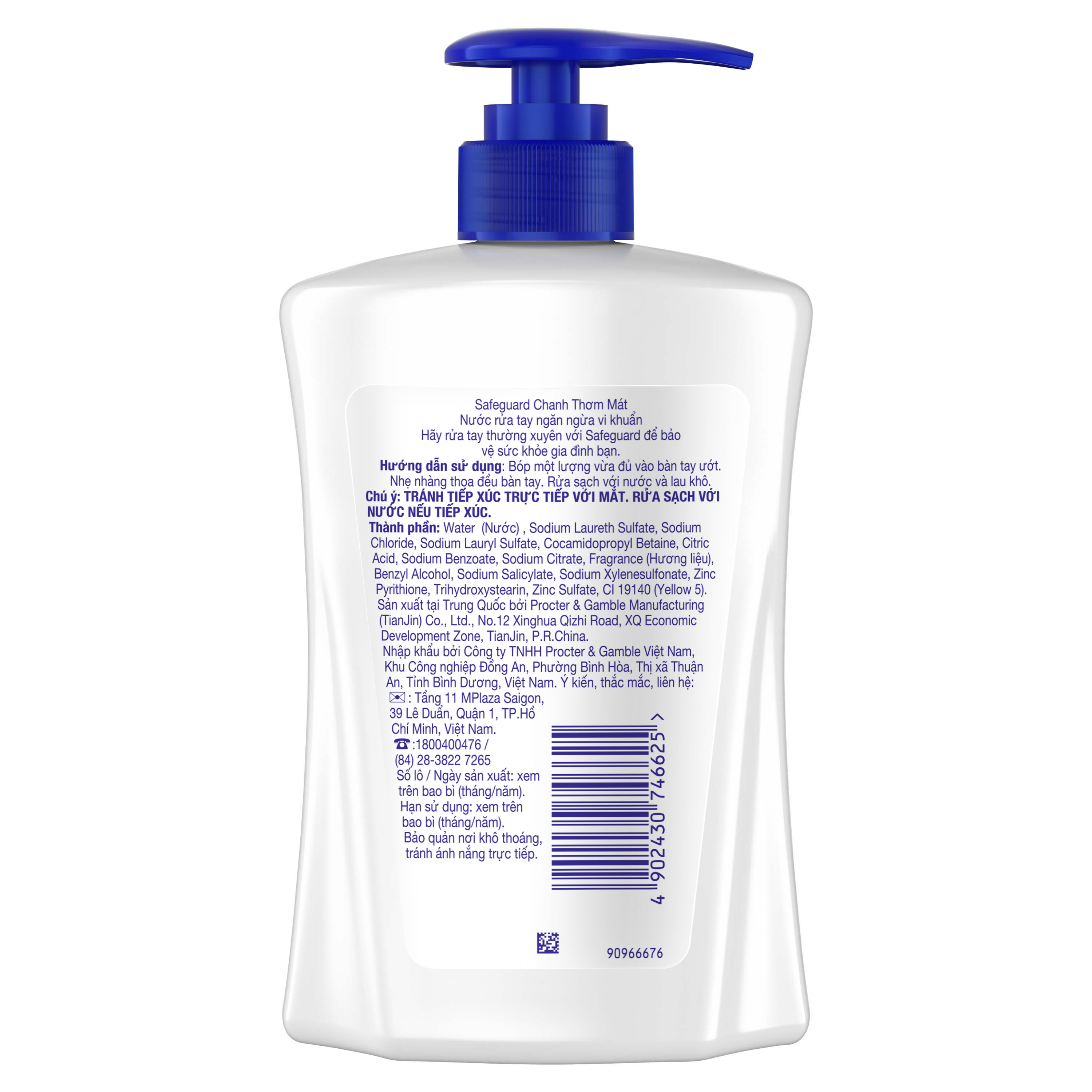 Nước Rửa Tay Safeguard Hương Chanh