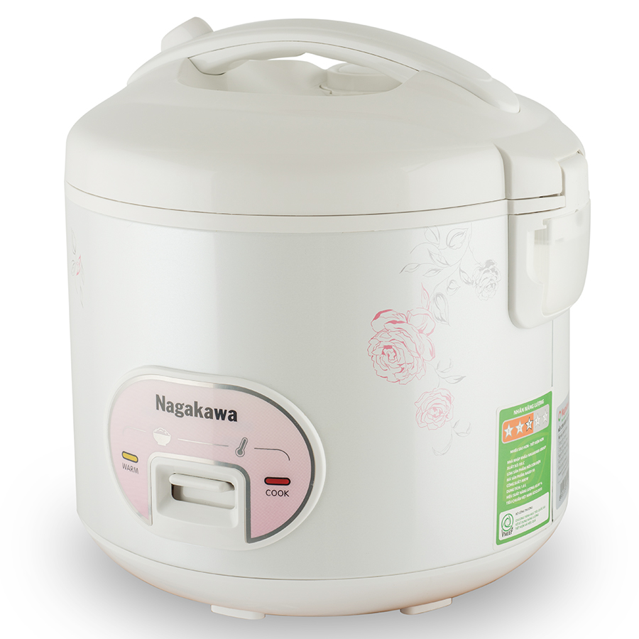 Nồi Cơm Điện Nắp Gài Nagakawa NAG0110 - Màu ngẫu nhiên - Hàng Chính Hãng