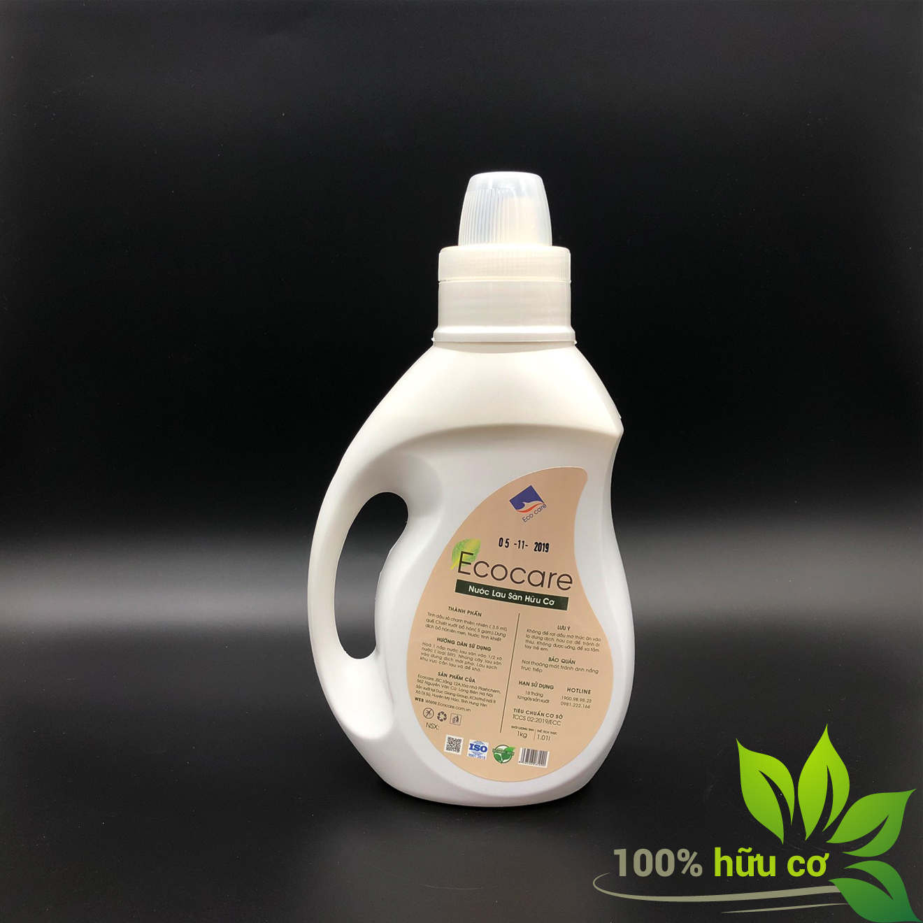 Nước lau sàn hữu cơ đuổi muỗi hương Sả Chanh 1000ml thương hiệu Ecocare