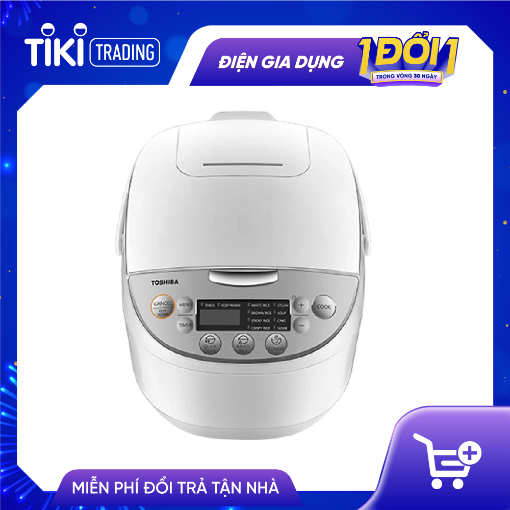 Nồi Cơm Điện Tử Toshiba RC-18DH2PV(W) (1.8 Lít) - Hàng chính hãng