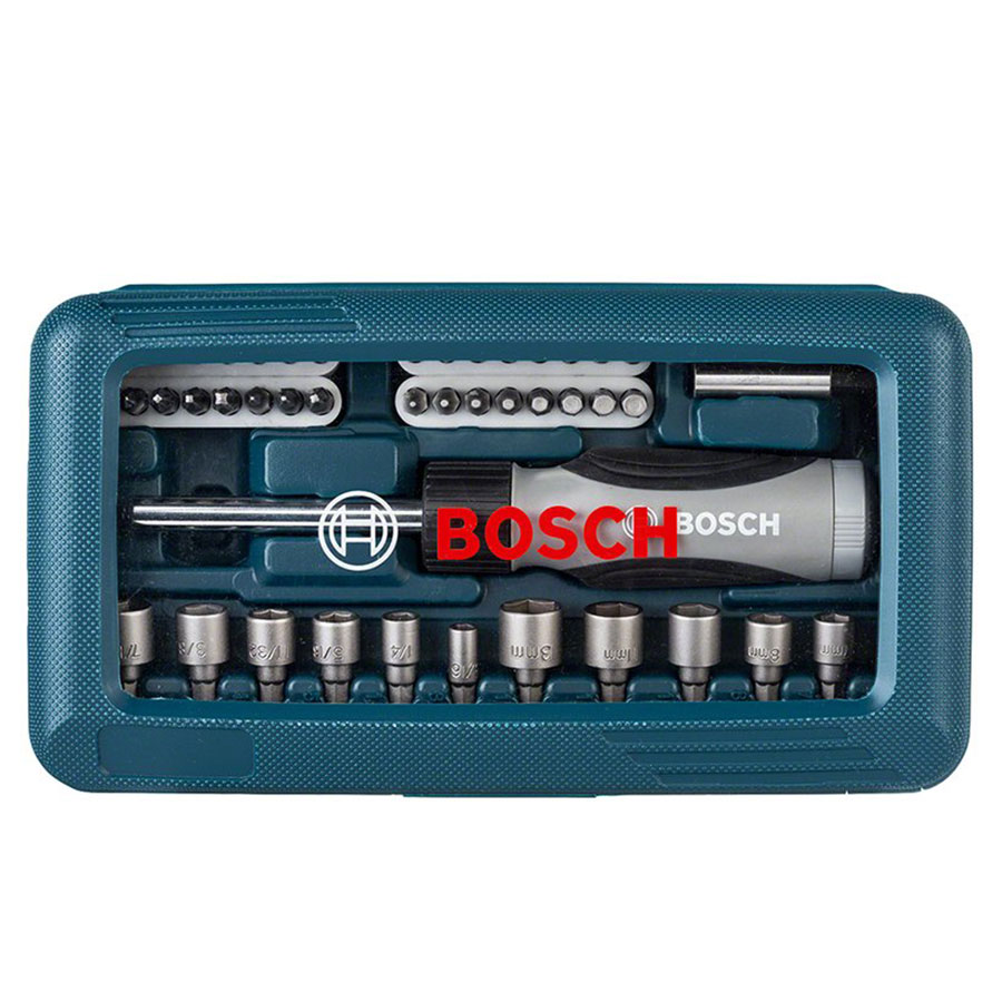 Bộ Bặn Vít Đa Năng Bosch 46 món - Giao màu ngẫu nhiên