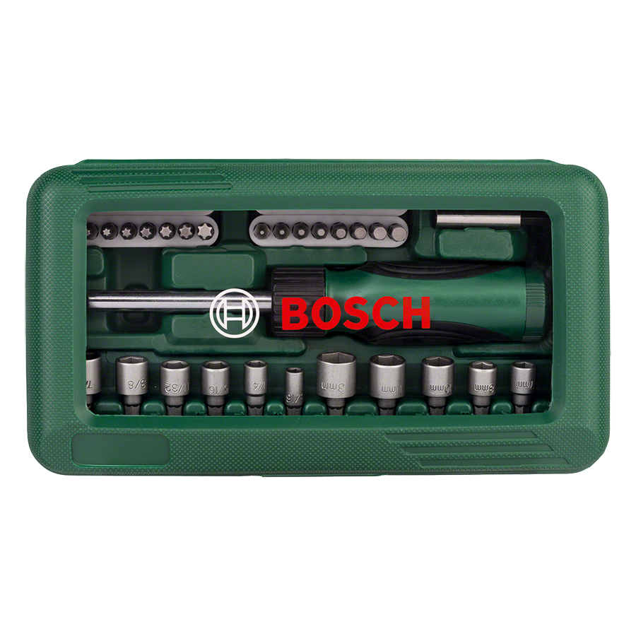 Bộ Bặn Vít Đa Năng Bosch 46 món - Giao màu ngẫu nhiên