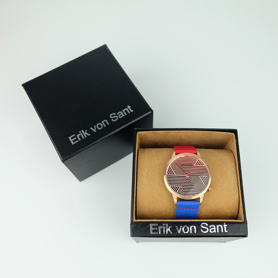 Đồng hồ thời trang unisex Erik Von Sant 003.001.A