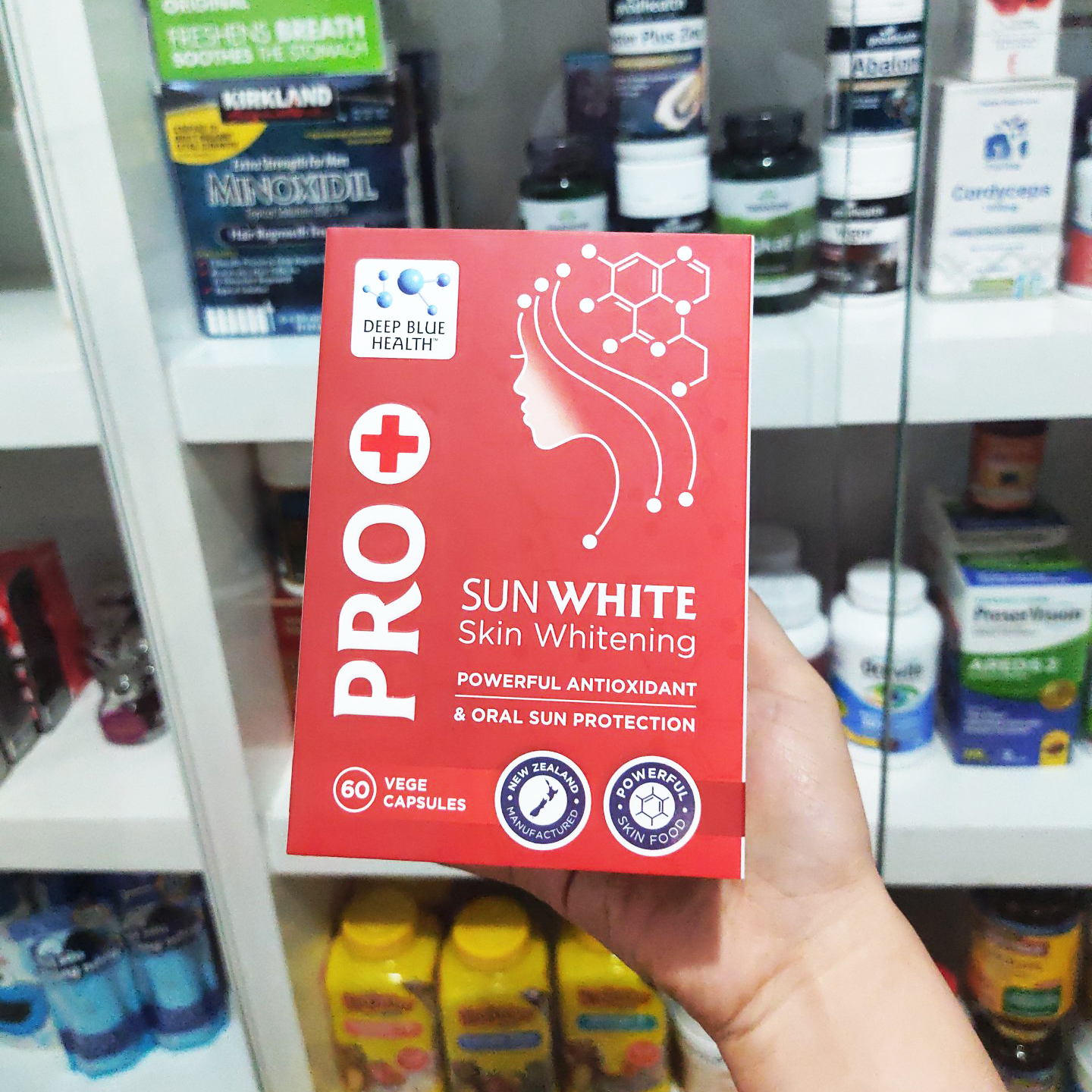 Pro+ Sunwhite Viên uống chống nắng, trắng da Pro Sunwhite Deep Blue Health 60 viên