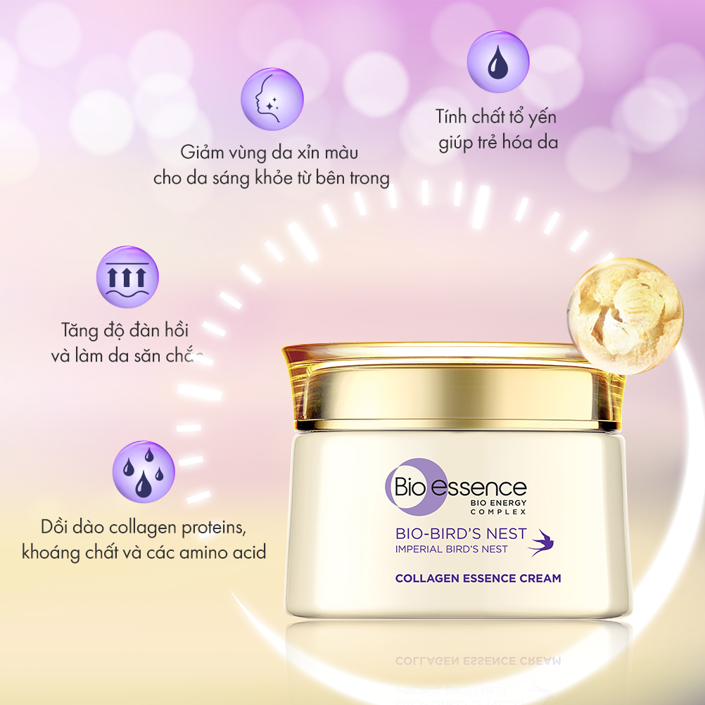 Bộ dưỡng da tươi sáng căng mọng Bio-Essence Bio-Bird's Nest