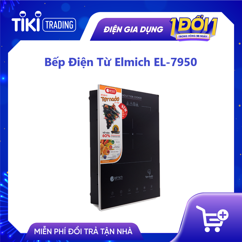 Bếp Điện Từ Elmich EL-7950-2357950 - Đen - Hàng chính hãng