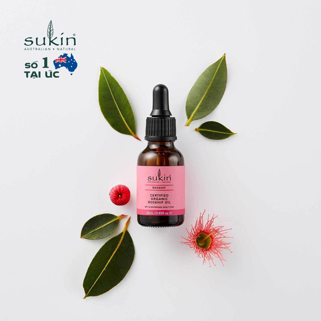 Tinh dầu tầm xuân Sukin Certified Organic Rosehip Oil 25ml