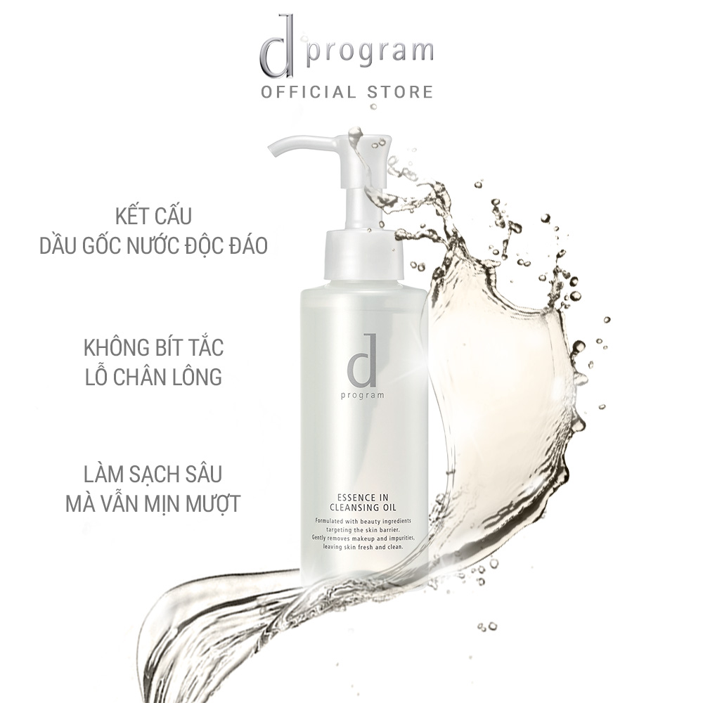 DẦU TẨY TRANG D PROGRAM DƯỠNG DA 120ML