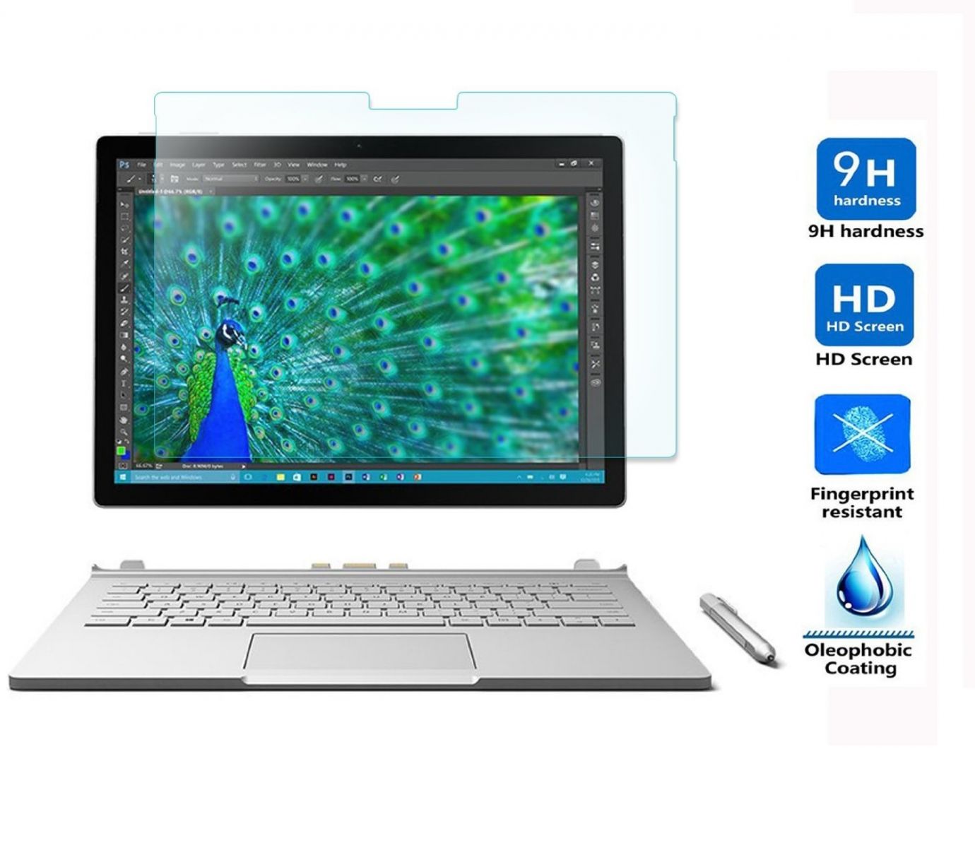 Miếng Dán Mặt Kính Cường Lực Microsoft Surface đủ dòng