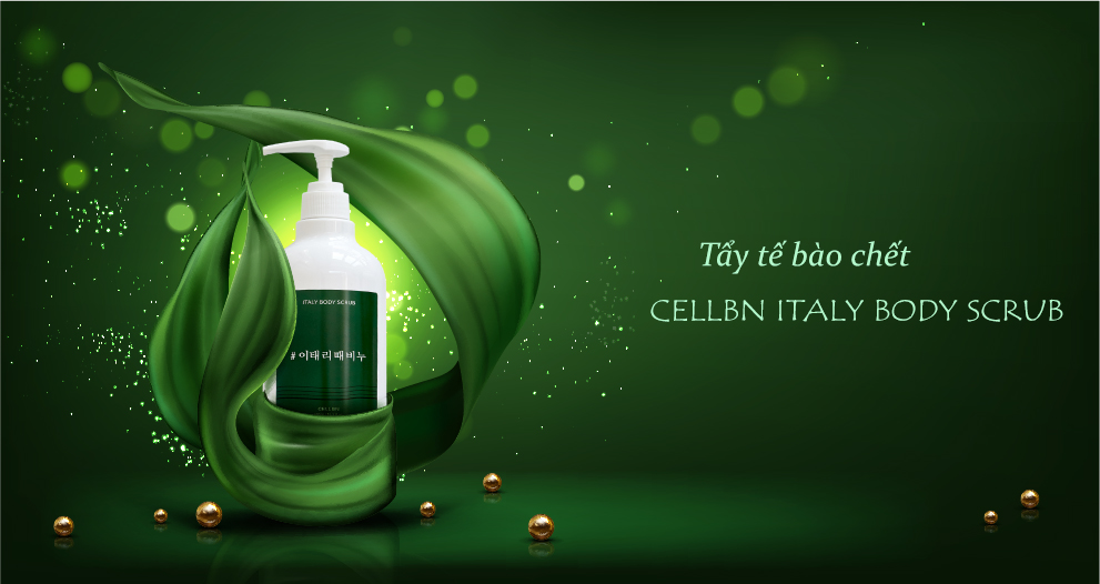 Tẩy tế bào chết CELLBN CELLXV Italy Body Scrub Hàn Quốc 500ml