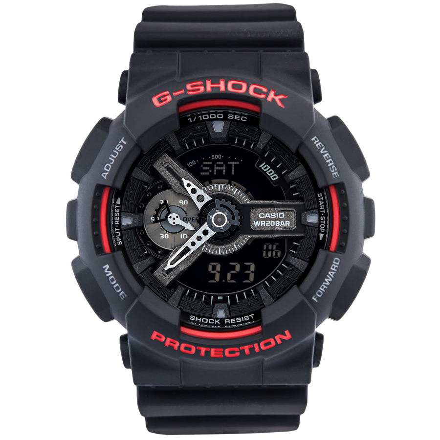 Đồng hồ nam dây nhựa Casio G-Shock chính hãng GA-110HR-1ADR