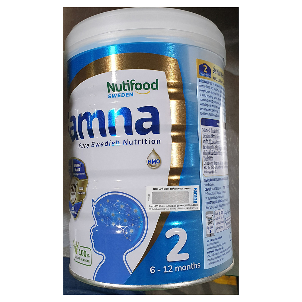 Sữa Bột FAMNA 2 Lon 850g