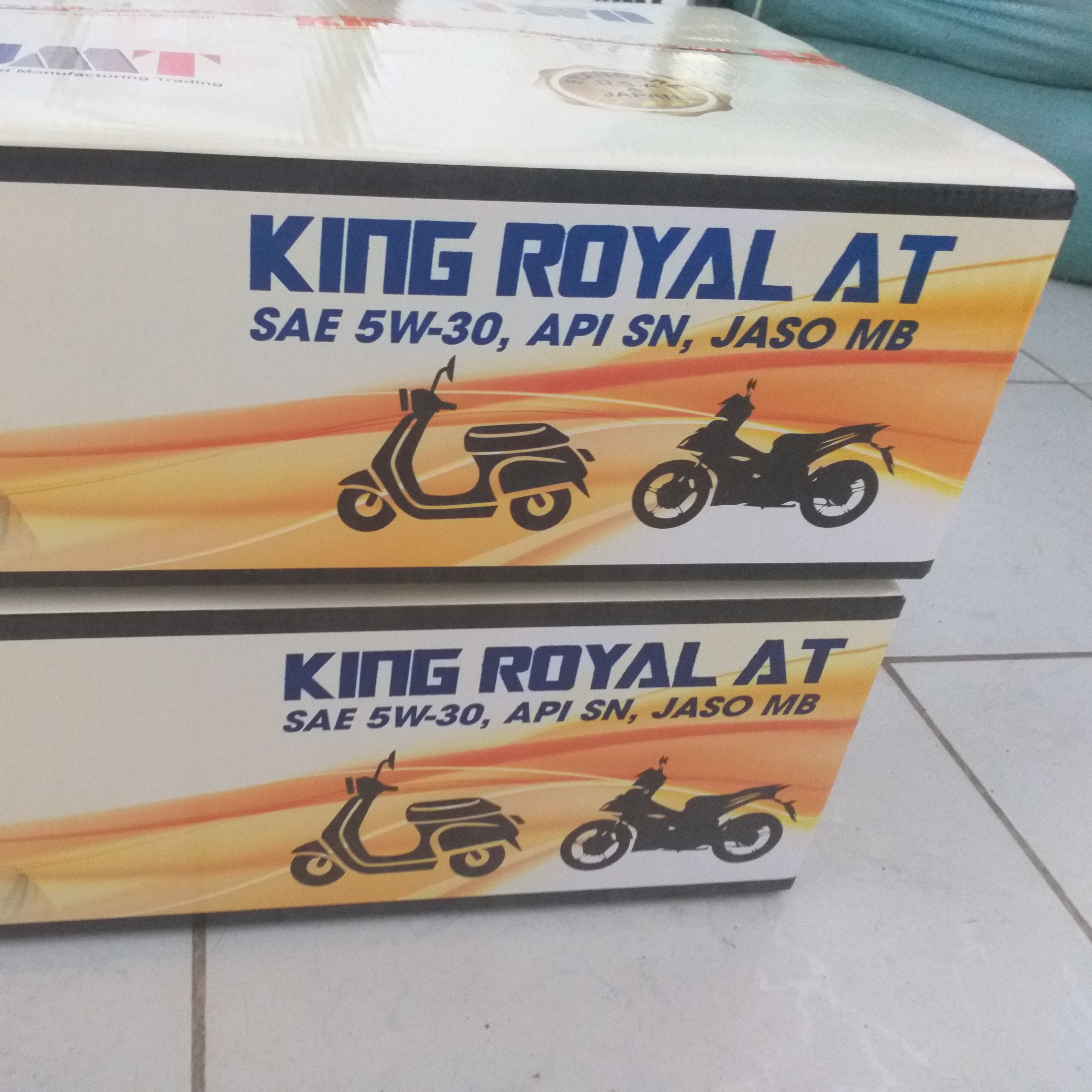 Dầu Nhớt Xe Tay Ga Tổng Hợp KING ROYAL AT, API SN, SAE 5W-30, JASO MB