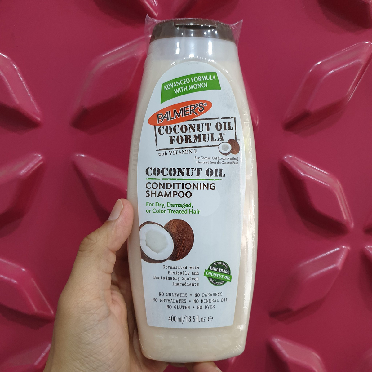 Dầu gội và dầu xã dưỡng ẩm, phục hồi và kích thích mọc tóc từ dừa Palmer's Coconut Oil Formula