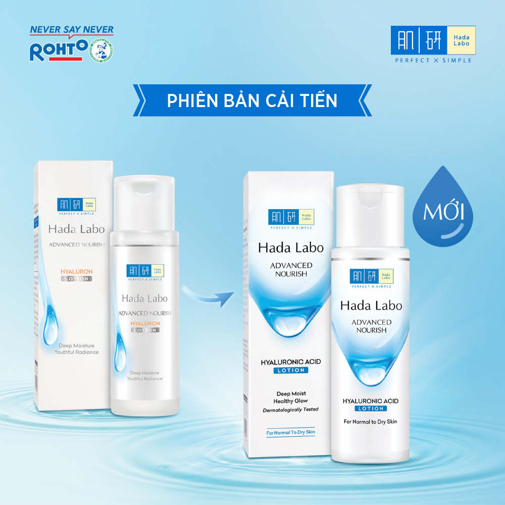 Dung dịch dưỡng ẩm Hada Labo Advanced Nourish Hyaluronic Acid Lotion Dùng Cho Da Thường Và Da Khô