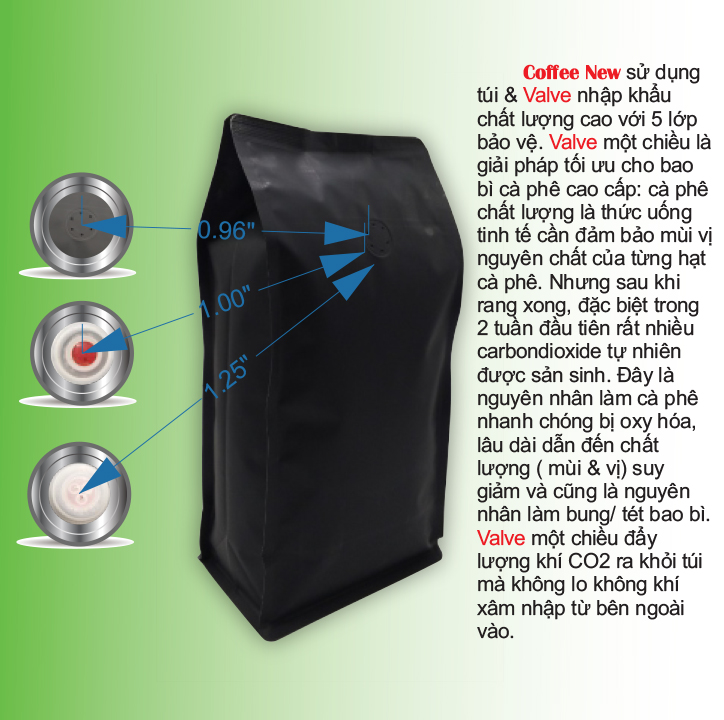 Cà Phê (Cafe) CuLi Rang Mộc Thơm Ngon Thượng Hạng - Dạng Bột Pha Phin - Coffee New - Gói 500g