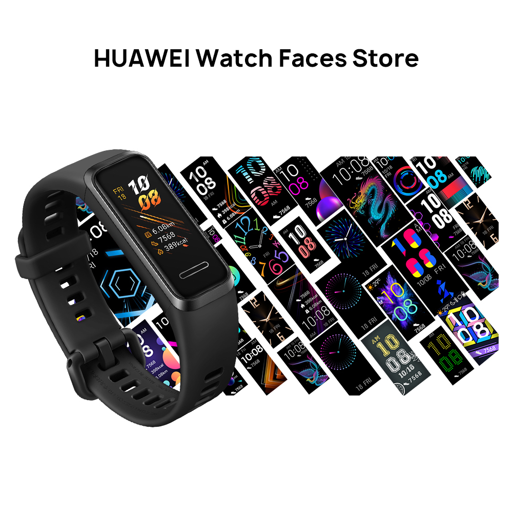 Vòng Đeo Tay Thông Minh Huawei Band 4 | Thiết Kế Trẻ Trung, Trải Nghiệm Hoàn Hảo | Mặt Đồng Hồ Sáng Tạo | Sạc Dễ Dàng, Dùng Lâu Hơn | Phát Hiện Bão Hòa Oxy | Theo Dõi Nhịp Tim Thông Minh | Hàng Chính Hãng - Đen Khói