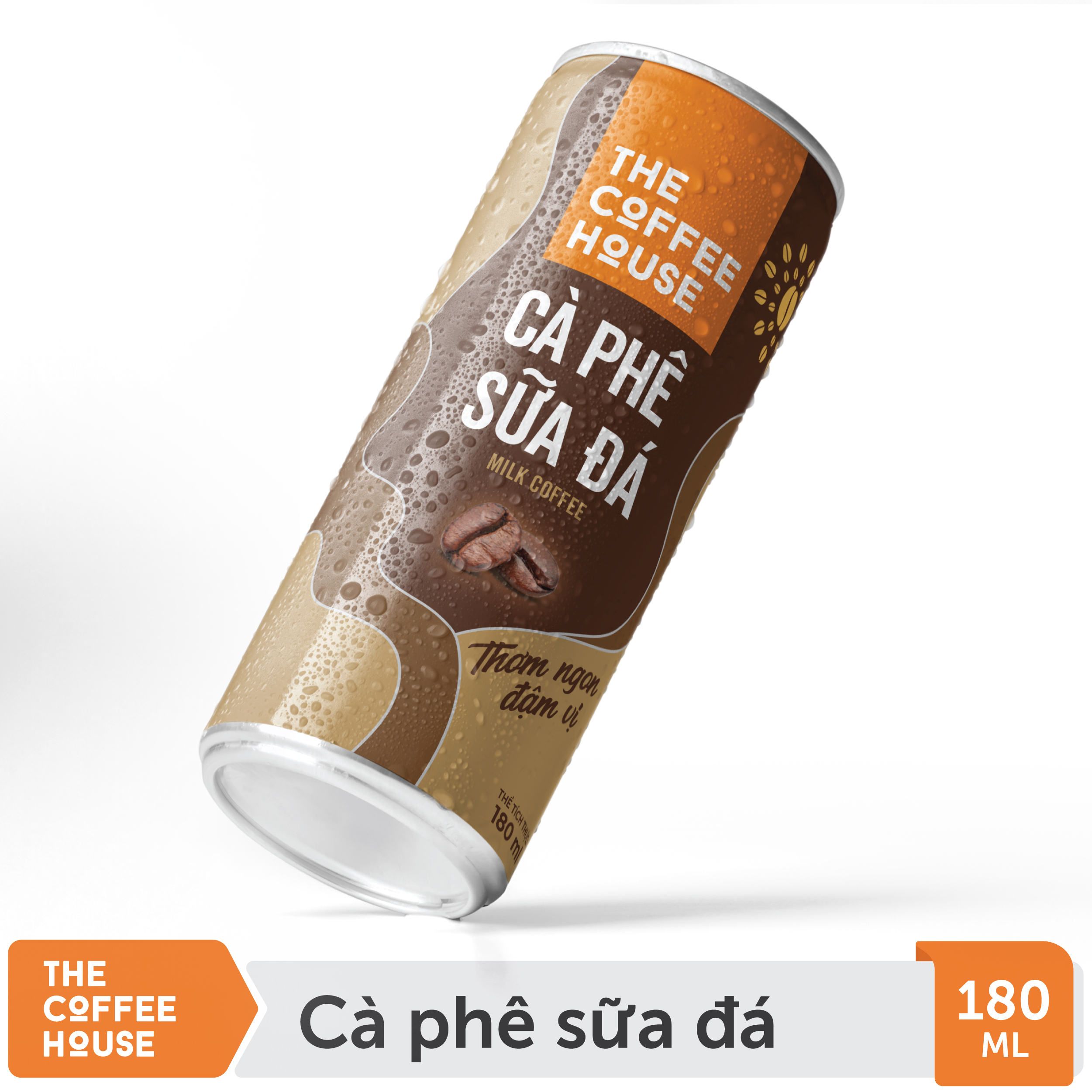 Thùng 24 Lon cà phê sữa đá The Coffee House (180ml/Lon)