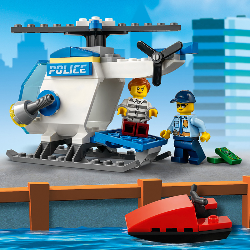 Đồ chơi LEGO City Trực Thăng Truy Bắt Trên Biển 60275