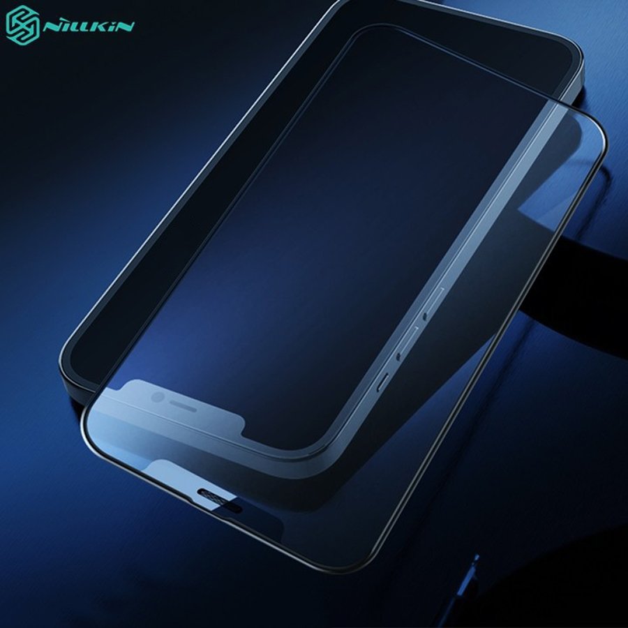 Kính Cường Lực chống vân tay Nillkin Glass FogMirror 2.5D cho Iphone 12/12 Pro (6.1) - 12 Pro Max (6.7) - Hàng Chính Hãng
