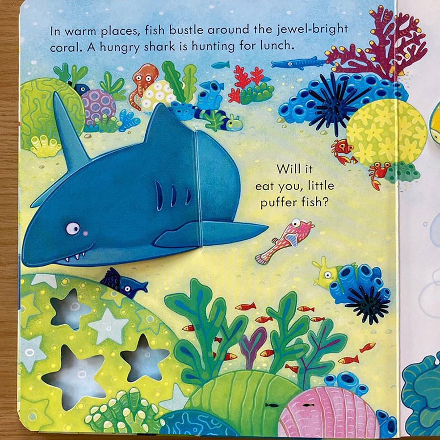 Usborne Peep Inside The Sea (Board book)